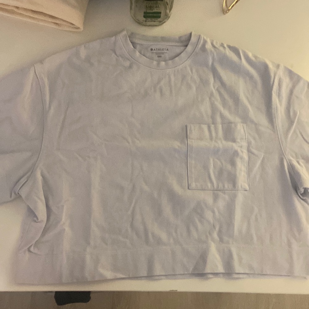 Athleta XXS oversized crop t shirt (2 bundle)